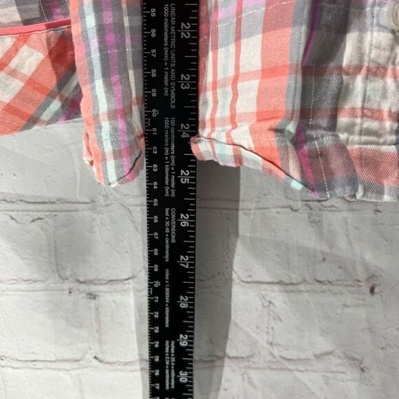 Victorias Secret Plaid Button Up Pajama Top - Picture 5 of 6